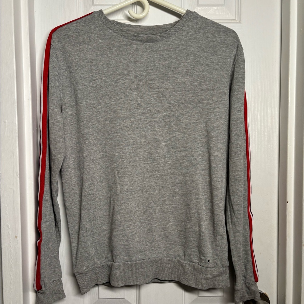 🍍2 for $20! Denim & Flower Gray Pullover